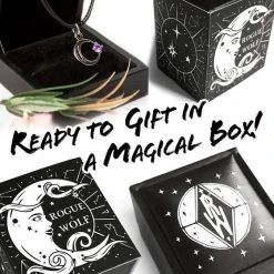 ROGUE AND WOLF The Moon Selene [Sterling Silver] | CHOKER -Wixcraft Candles shop rogue and wolf selene sterling silver choker 4 700x700