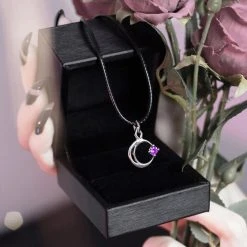 ROGUE AND WOLF The Moon Selene [Sterling Silver] | CHOKER