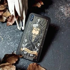 ROGUE AND WOLF Valentines The Lovers Tarot [Gold] | PHONE CASE -Wixcraft Candles shop rogue and wolf the lovers tarot gold phone case 4 c0663aba c002 4fb9 ba5e 1bf316ee483c 700x700