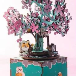 ROLIFE Cats Cherry Blossom Tree | DIY MUSIC BOX -Wixcraft Candles shop rolife cherry blossom tree diy music box 5 1506b172 9a0c 4d67 8937 53d21946959f 700x700