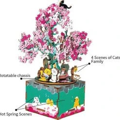 ROLIFE Cats Cherry Blossom Tree | DIY MUSIC BOX -Wixcraft Candles shop rolife cherry blossom tree diy music box 9 4b2d3720 fa7a 4ea5 86e1 5a005959bec7 700x700