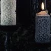 THE BLACKENED TEETH Gothic Homewares Mildred Gothic Pillar | CANDLE