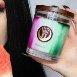 WICK’ETY WACK Valentines Watermelon | CANDLE [MEDIUM] -Wixcraft Candles shop wick ety wack watermelon candle medium 1 20377848 92e7 4d26 aff6 0bd881bf4b73 700x700