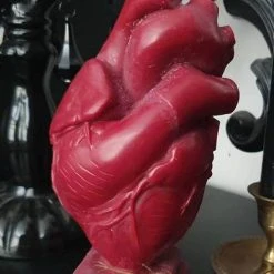 WIXCRAFT CANDLES Gothic Homewares Anatomical Heart [Red] | CANDLE