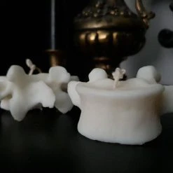 WIXCRAFT CANDLES Gothic Homewares Vertebrae [Single] | TEALIGHT -Wixcraft Candles shop wixcrafts candles vertebrae single tealight 4 9544ab8c 8041 4cd5 b3ed 082551f00058 700x700